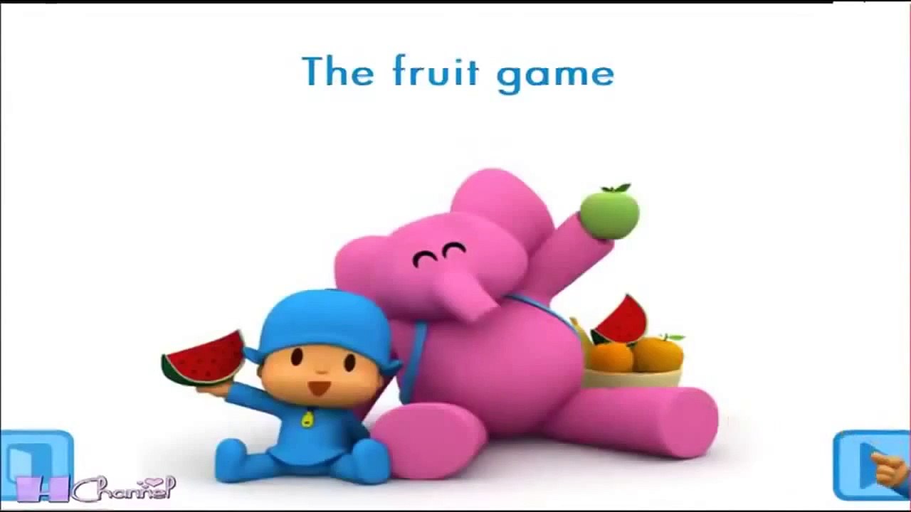 Pocoyo Full Episodes Fruit Game pocoyo english Educational Cartoon 2014 HD parti1