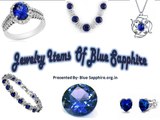 Jewelry items of Ceylon Blue Sapphire Gemstone