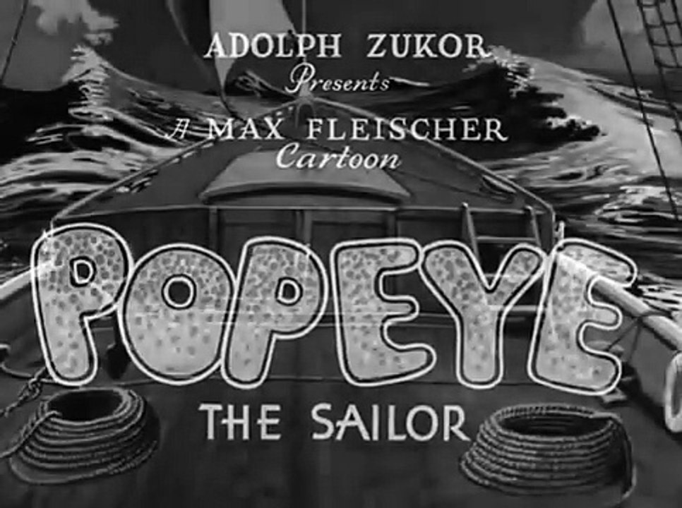 Popeye the Sailor    Bridge Ahoy! # 33 May 1, 1936