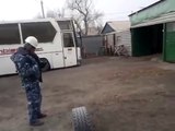 Dancing russian dog