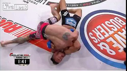 MMA Fighter Has To Convince Ref That Opponent Is Out Cold