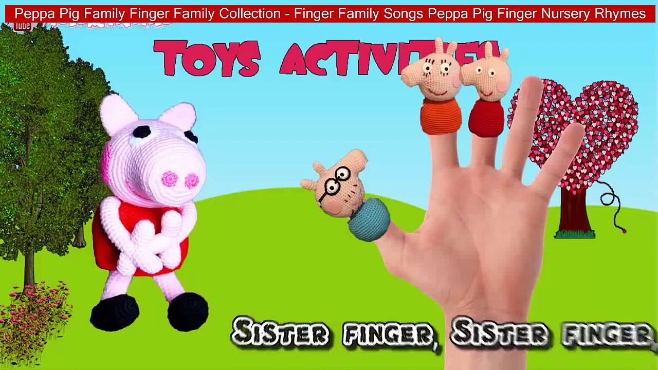 Peppa Pig Family Finger Family Collection Finger Family Songs Peppa Pig Finger Nursery Rhymes