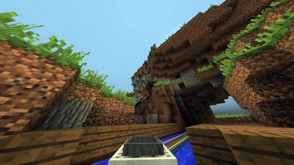Splash Mountain Disneyland Ride (Minecraft 2015)