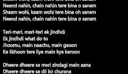 Yo Yo Honey singh - Dheere Dheere With Lyrics - HD 1080p By S.A.M Music