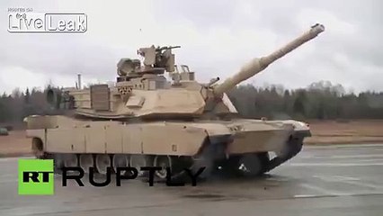 Download Video: Estonia: See M1A2 Abrams tanks show off their capabilities