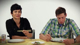 Americans Taste Exotic Asian Food