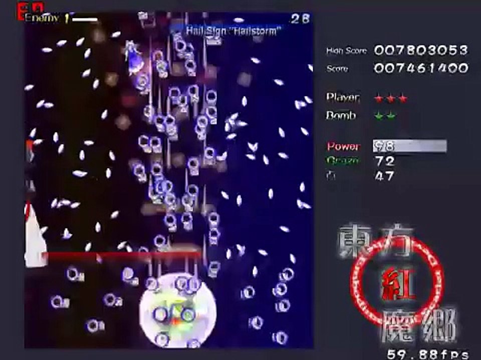 Gameplay: Touhou 6: The Embodiment of Scarlet Devil (1/2)