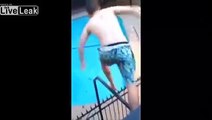 Guy jumps over spiked fence and fails emphatically