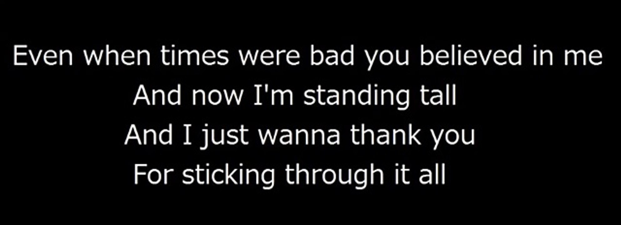 "Thank You" - Jason Chen (Lyric)