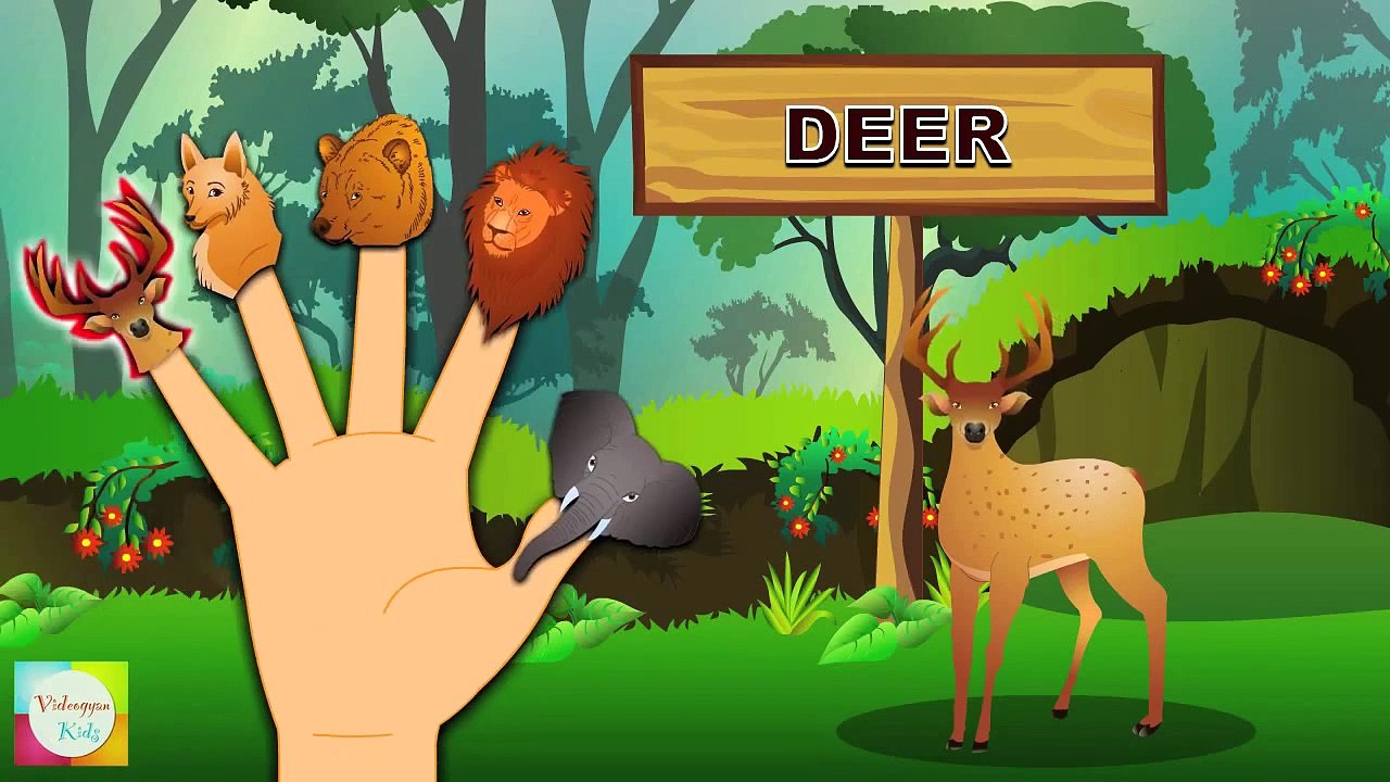 Animal Finger Family Nursery Rhymes For Children