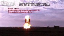 Russian Anti-ballistic missile testï»¿ 53T6(A135), S-18 ICBM launch and reentry