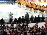 Eishockey WM 2010 - Eröffnungsspiel GER-USA 2:1 n.V. - Deutschland feiert den Sieg.....