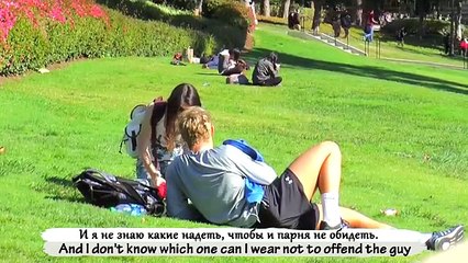 Asking Guys  WHICH PANTIES SHOULD I WEAR  - Sexual Pranks - Underwear Social Experiment (Irina TW)