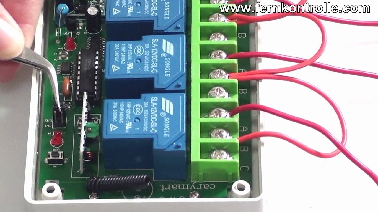 4CH Funk Lichtsteuerung Fernkontrollierender Elektronischer Schalter Für ein-/ausschalten 4 AC Lampen
