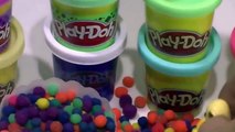 play doh kinder surprise eggs frozen peppa pig lego - Play dough toys 720p