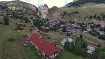Beautiful Creede Colorado - Aerial Flyover in 4K