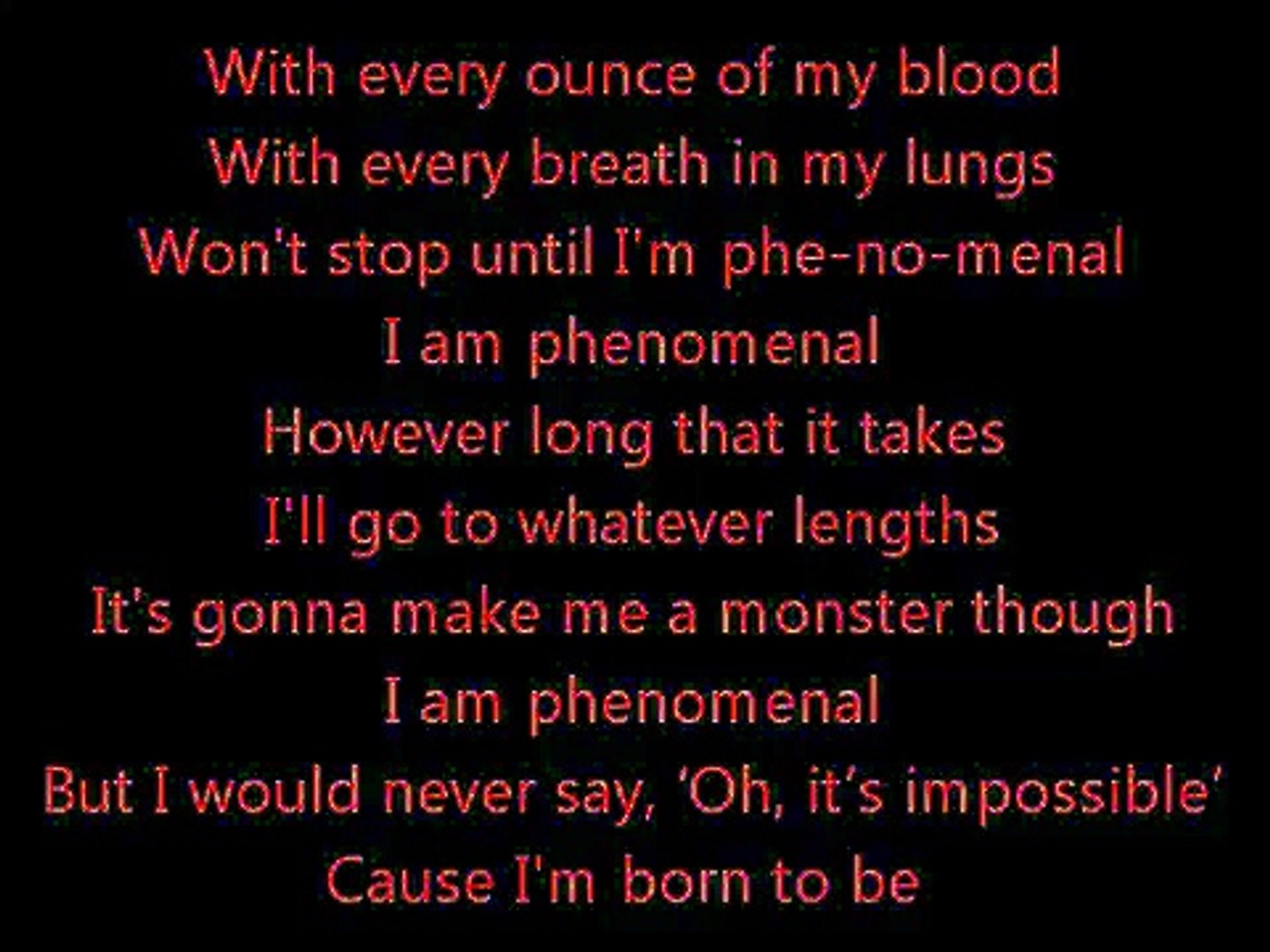 Eminem - Phenomenal (Lyrics)