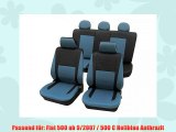 Faszination 30732 Autositzbezug Sitzbezug Schonbezug Komplett Set Hellblau Anthrazit  passend