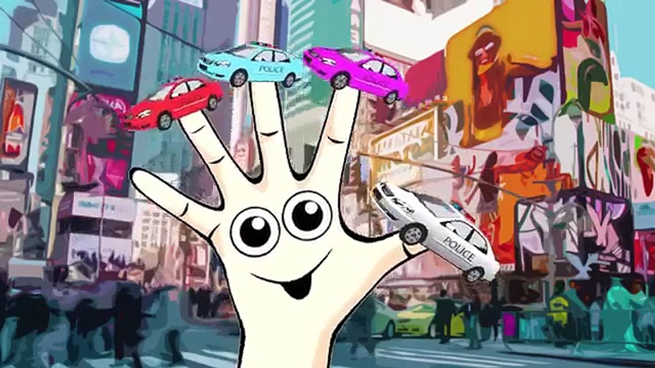 POLICE CAR Finger Family | Finger Family Song | Surprise Eggs | Nursery Rhymes | Songs for Children