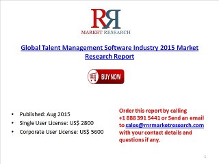 Global Talent Management Software Industry Research Report
