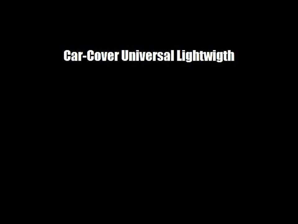 Car-Cover Universal Lightwigth