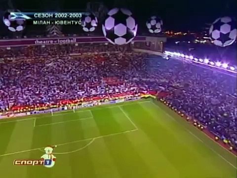 Победный пенальти Андрея Шевченко в Финале ЛЧ-2003 (комментаторы Босянок и Джулай)