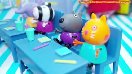 Peppa Pig ABC for Children Toys Learn Peppa Pig Alphabet