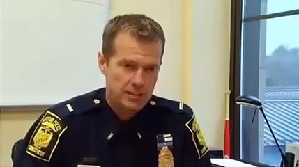 Ghost dust devil vandalise police car in haunted parking lot