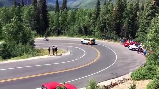 Guardsman's Pass Tour of Utah 2015 Crash [SHOCKING]