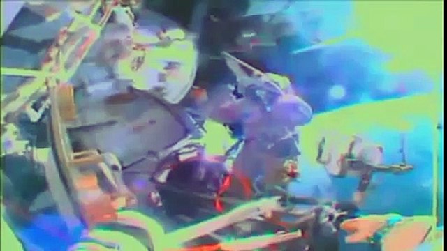 Russian cosmonauts take Olympic torch on first ever spacewalk