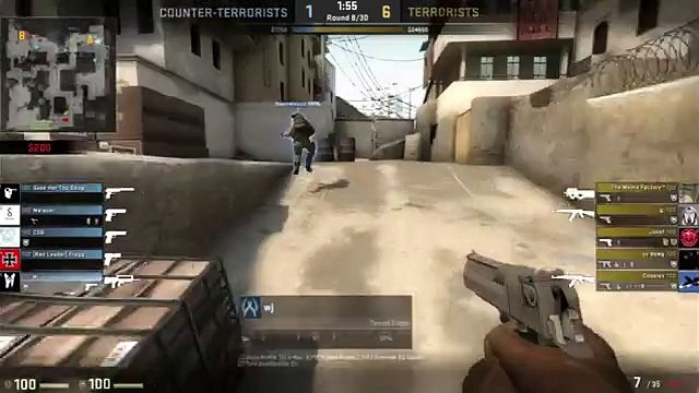 CS:GO-M4A1-SFamas-Ace -Dust-2 [HD]