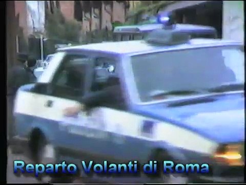 Polizia di Stato Reparto Volanti Roma Caserma Maurizio Giglio anno 1986