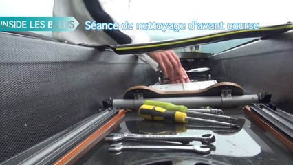 INSIDE LES BLEUS  #10 Séance de nettoyage d'avant course