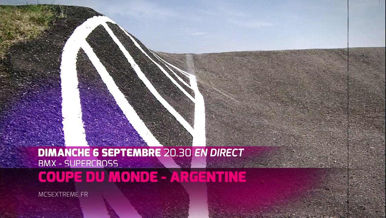 La 4ème étape de la Coupe du Monde de BMX UCI est à suivre en direct Dimanche 6 Septembre à 20h30 sur MCS Extrême !