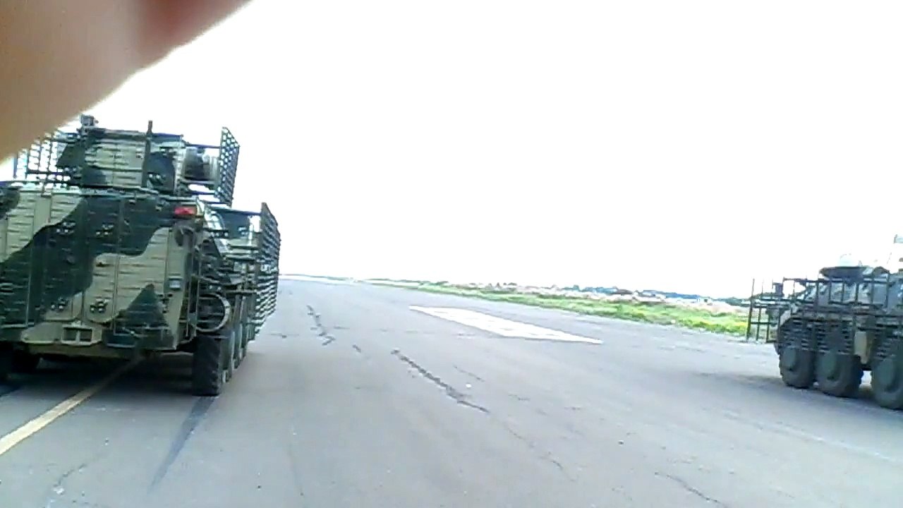 Аэропорт, Мариуполь.  БТР 4. Учение. АТО. Война в Украине. [ ATO. War in Ukraine. News ]