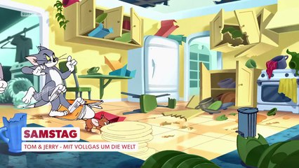Tom & Jerry treffen Sherlock Holmes und Mit Vollgas um die Welt am 22.08. bei SUPER RTL