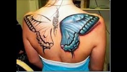 バック女の子に入れ墨