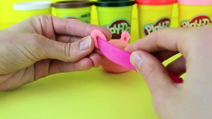 Download Video: Play Doh Peppa Pig How To Make Peppa Pig with Play Dough 3D Peppa Pig Playdough Figure DisneyCarToys