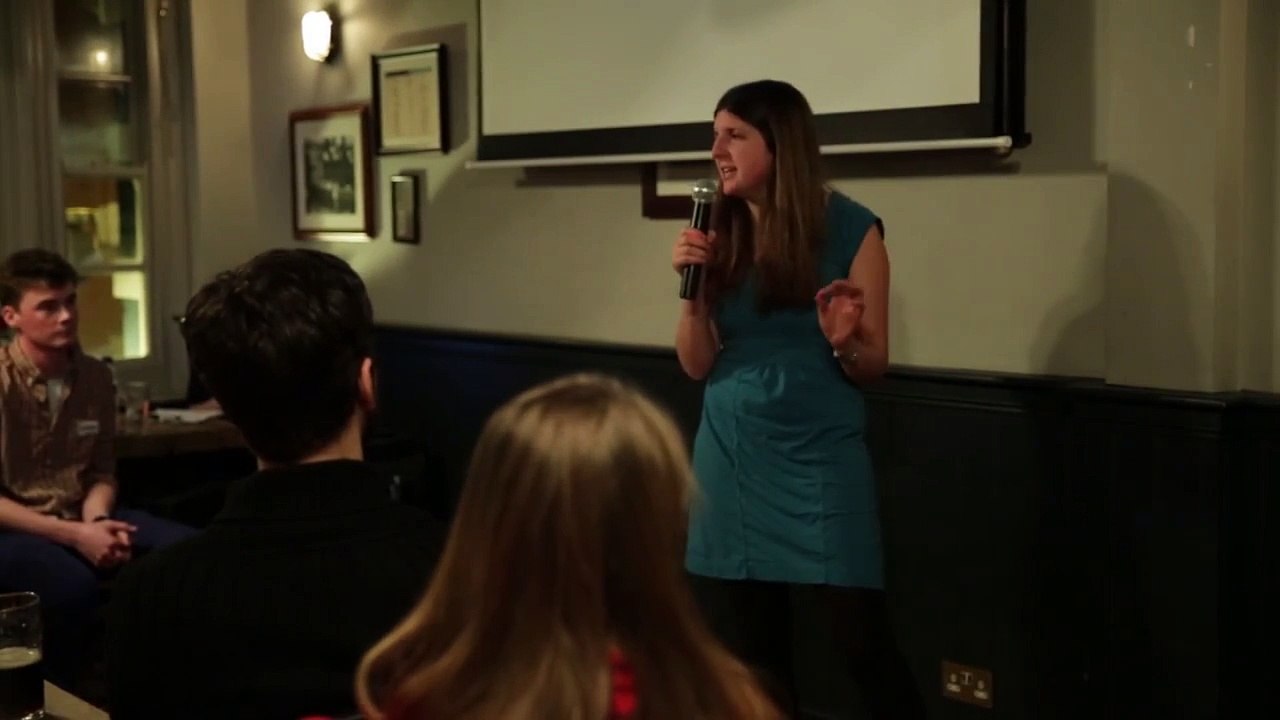 Emma Pierson FameLab UK 2015