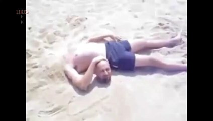 man cuts off his Head Funny Video