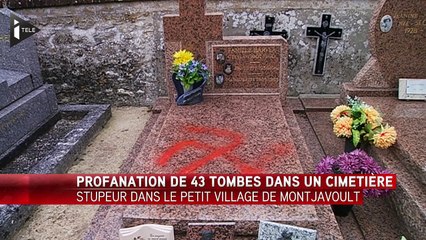 Une quarantaine de tombes profanées dans un village de l'Oise