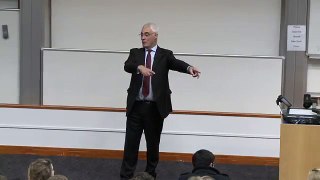 Alistair Darling Guest Lecture at University of Edinburgh