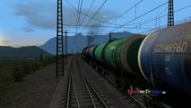 Railworks 4 - Driving the russian TEM2 with tankers train & nice sounds