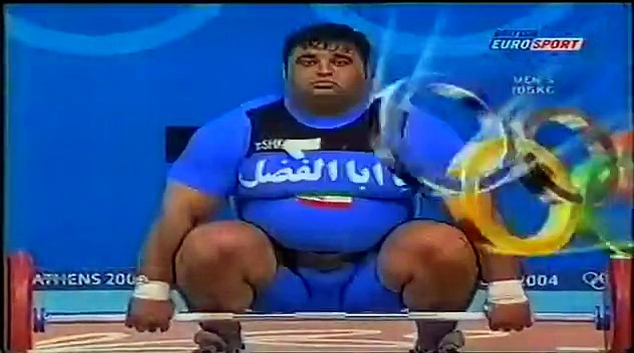 The Strongest Man on Earth C&J 581 lbs2635kg,Hossein Rezazadeh of Iran