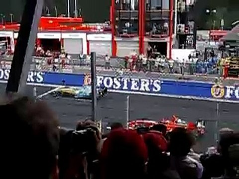 Formula 1 start of the 2004 Belgian Grand Prix @ Spa