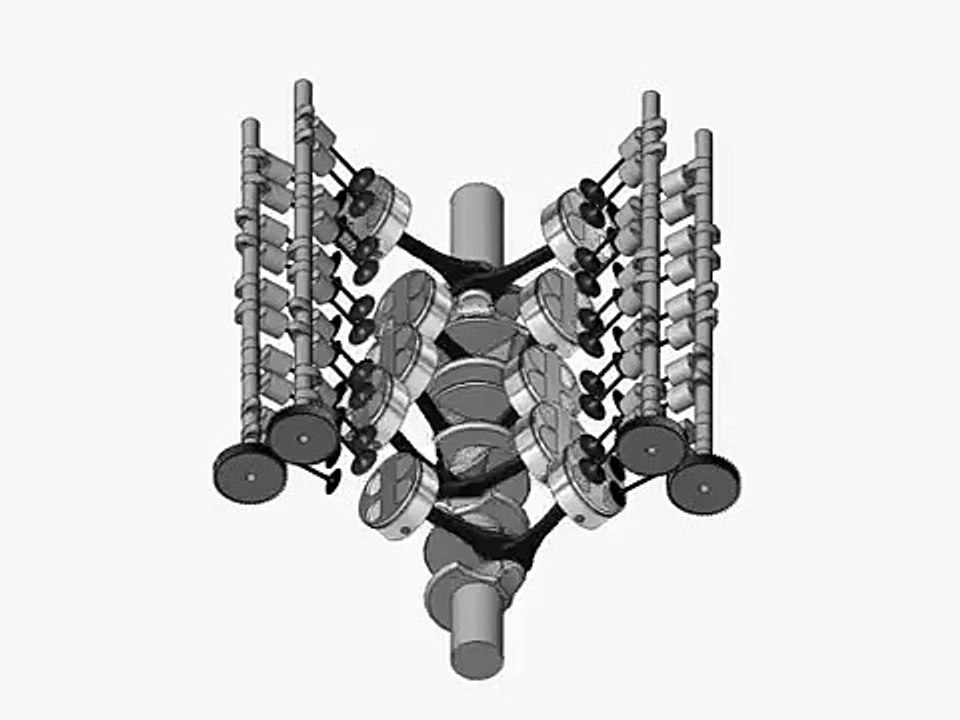 m5board com E60 M5 S85 V10 CAD Project engine internals animated video