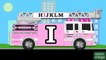 Pink Fire Trucks Teaching The Alphabet   Learning ABCs Firetruck Video for Kids | song for children