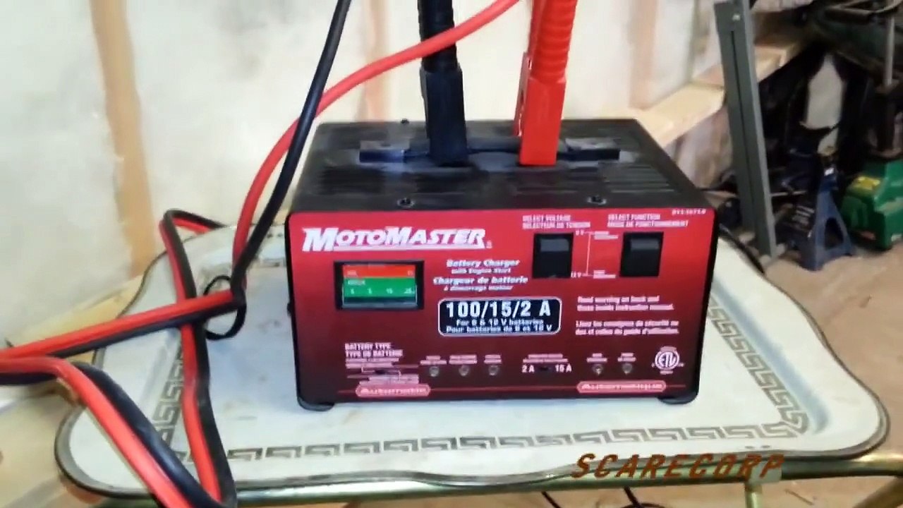 MotoMaster Battery Charger Boosting Car video Dailymotion