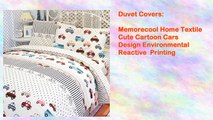 Memorecool Home Textile Cute Cartoon Cars Design Environmental Reactive Printing