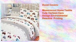 Memorecool Home Textile Cute Cartoon Cars Design Environmental Reactive Printing